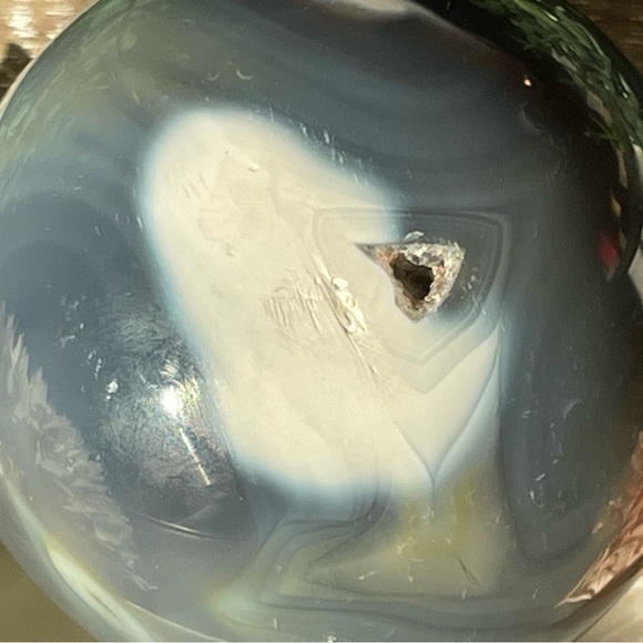 Orca Agate Crystal Sphere - Picture 11 of 14